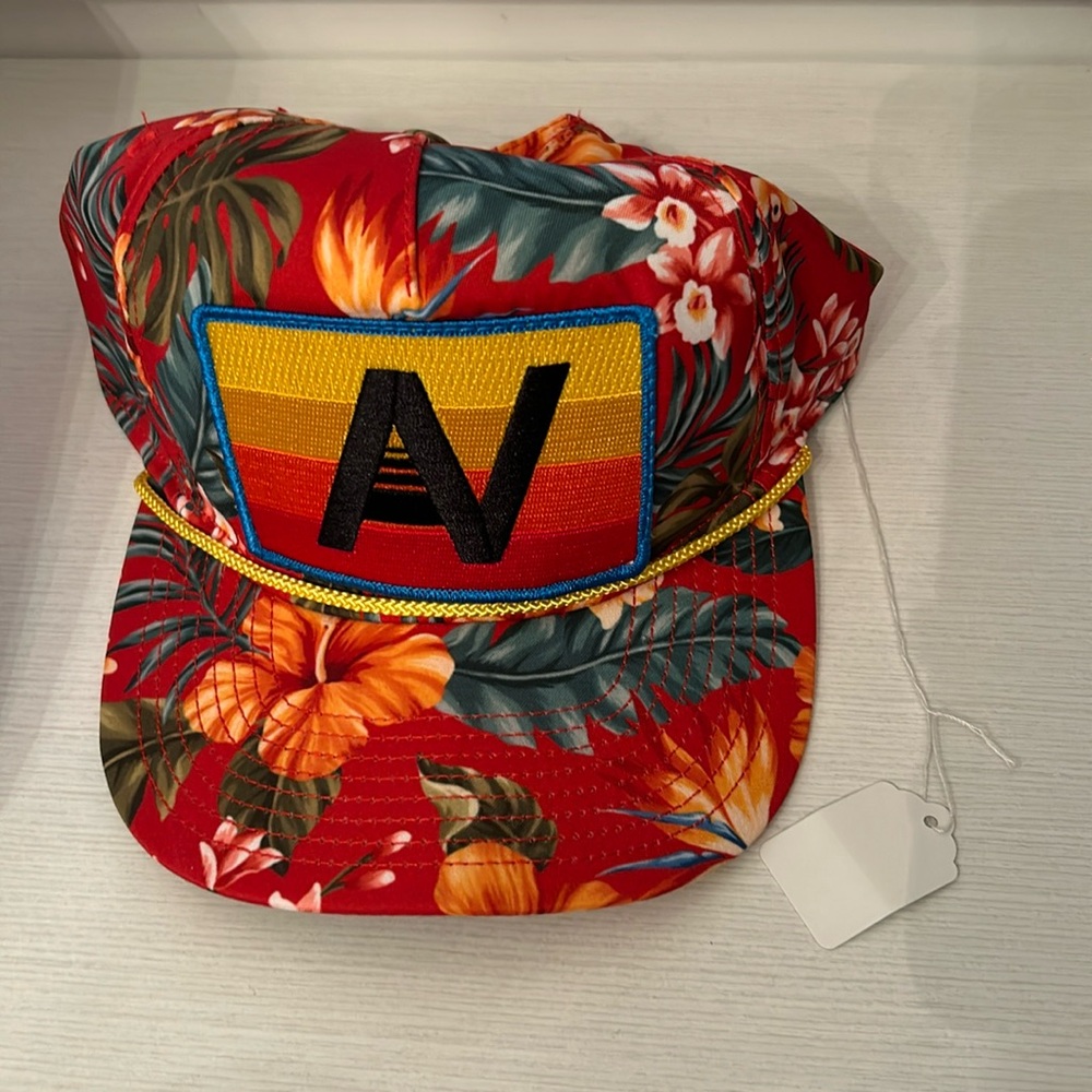Aviator Nation Hawaiian Tropical Trucker Hat
